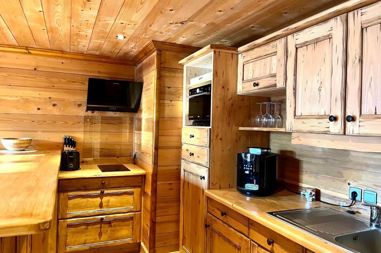 Chic And Cosy Apt With Balcony In Megève Exteriör bild